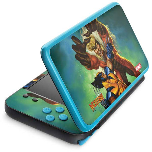 Marvel X-Men Wolverine Vs Sabretooth Nintendo 2DS XL (2017) Skin